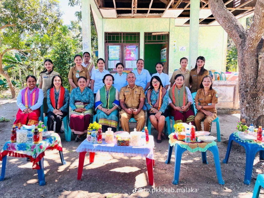 Tim PKK Kabupaten Malaka Lakukan Monitoring Posyandu Hanan, Dorong Peningkatan Pelayanan Kesehatan Masyarakat